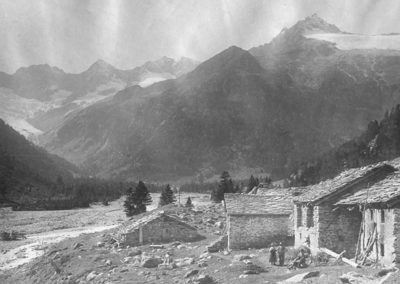 Chiareggio, foto storica - Chalet Tana del Grillo