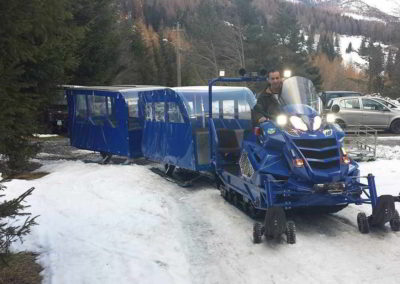 Servizio motoslitta - Chalet Tana del Grillo